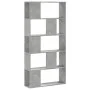5-level gray wood and concrete bookshelf 80.5x23.5x162.5 cm by , Bookcases and shelves - Ref: Foro24-852774, Price: 72,06 €, ...