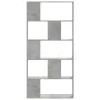 5-level gray wood and concrete bookshelf 80.5x23.5x162.5 cm by , Bookcases and shelves - Ref: Foro24-852774, Price: 72,06 €, ...