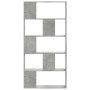 Bücherregal mit 5 Ebenen aus grauem Holz und Beton, 80,5x23,5x162,5 cm. von , Bücherregale und Regale - Ref: Foro24-852774, P...