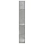 5-level gray wood and concrete bookshelf 80.5x23.5x162.5 cm by , Bookcases and shelves - Ref: Foro24-852774, Price: 72,06 €, ...