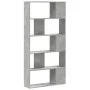 5-level gray wood and concrete bookshelf 80.5x23.5x162.5 cm by , Bookcases and shelves - Ref: Foro24-852774, Price: 72,06 €, ...