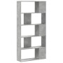 Bücherregal mit 5 Ebenen aus grauem Holz und Beton, 80,5x23,5x162,5 cm. von , Bücherregale und Regale - Ref: Foro24-852774, P...