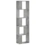 5-level gray wood and concrete bookshelf 45x23.5x162.5 cm by , Bookcases and shelves - Ref: Foro24-852783, Price: 53,39 €, Di...