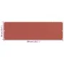 Balcony awning in terracotta HDPE 90x300 cm by vidaXL, Umbrellas - Ref: Foro24-310948, Price: 15,60 €, Discount: %
