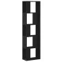 5-level black engineered wood bookshelf 45x23.5x162.5 cm by , Bookcases and shelves - Ref: Foro24-852781, Price: 54,63 €, Dis...