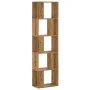Handgefertigtes Eichenholz-Bücherregal mit 5 Ebenen, Maße 80,5x23,5x162,5 cm. von , Bücherregale und Regale - Ref: Foro24-852...