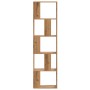 Handcrafted oak wood 5-level bookshelf 80.5x23.5x162.5 cm by , Bookcases and shelves - Ref: Foro24-852788, Price: 73,34 €, Di...