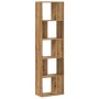 Handcrafted oak wood 5-level bookshelf 80.5x23.5x162.5 cm by , Bookcases and shelves - Ref: Foro24-852788, Price: 73,34 €, Di...