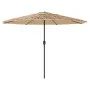 Gartenschirm mit braunem Stahlmast 324x324x247 cm. von , Sonnenschirme - Ref: Foro24-4005109, Preis: 106,58 €, Rabatt: %