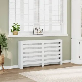 Heizkörperverkleidung aus weißem Ingenieurholz 149x20x82 cm von , Zubehör für Heizkörper - Ref: Foro24-852699, Preis: 83,42 €...