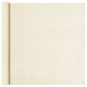 Cremefarbene HDPE-Balkonmarkise 120 x 500 cm von vidaXL, Sonnenschirme - Ref: Foro24-310930, Preis: 24,95 €, Rabatt: %