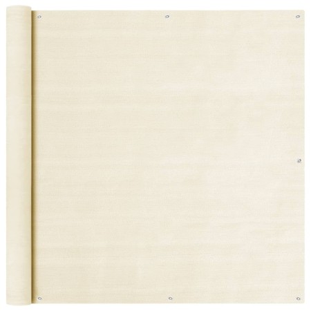 Cream HDPE balcony awning 120x500 cm by vidaXL, Umbrellas - Ref: Foro24-310930, Price: 24,95 €, Discount: %