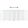Engineered wood radiator cover in white, 205x21.5x83.5 cm by , Accessories for heating radiators - Ref: Foro24-852762, Price:...