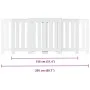 Engineered wood radiator cover in white, 205x21.5x83.5 cm by , Accessories for heating radiators - Ref: Foro24-852762, Price:...
