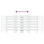 Engineered wood radiator cover in white, 205x21.5x83.5 cm by , Accessories for heating radiators - Ref: Foro24-852717, Price:...