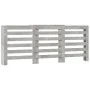 Radiator cover in gray wood concrete 205x21.5x83.5 cm by , Accessories for heating radiators - Ref: Foro24-852720, Price: 78,...