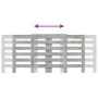 Radiator cover in gray wood concrete 205x21.5x83.5 cm by , Accessories for heating radiators - Ref: Foro24-852720, Price: 78,...