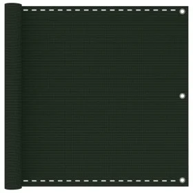 Toldo para balcón HDPE verde oscuro 90x600 cm de vidaXL, Sombrillas - Ref: Foro24-310975, Precio: 27,02 €, Descuento: %
