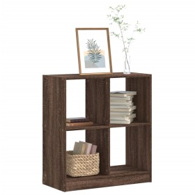 Engineered wood brown oak bookshelf 68.5x32x75 cm by , Bookcases and shelves - Ref: Foro24-852813, Price: 46,45 €, Discount: %