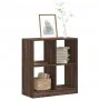 Estantería de madera de ingeniería marrón roble 68,5x32x75 cm de , Librerías y estanterías - Ref: Foro24-852813, Precio: 45,8...