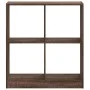 Estantería de madera de ingeniería marrón roble 68,5x32x75 cm de , Librerías y estanterías - Ref: Foro24-852813, Precio: 45,8...