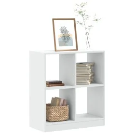 Engineered wood white shelf 68.5x32x75 cm by , Bookcases and shelves - Ref: Foro24-852807, Price: 52,97 €, Discount: %