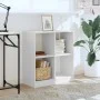 Engineered wood white shelf 68.5x32x75 cm by , Bookcases and shelves - Ref: Foro24-852807, Price: 52,97 €, Discount: %