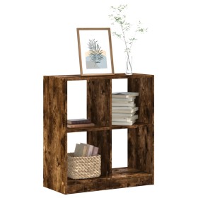 Rauchige Eichenholz-Ingenieurholzregal 68,5x32x75 cm von , Bücherregale und Regale - Ref: Foro24-852811, Preis: 49,22 €, Raba...