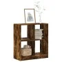 Estantería de madera de ingeniería roble ahumado 68,5x32x75 cm de , Librerías y estanterías - Ref: Foro24-852811, Precio: 48,...
