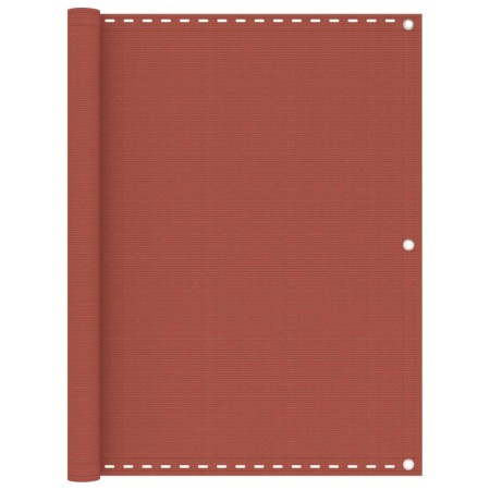 Toldo para balcón HDPE terracota 120x500 cm de vidaXL, Sombrillas - Ref: Foro24-310954, Precio: 22,32 €, Descuento: %