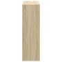 Engineered wood bookshelf in Sonoma oak, 102x32x102 cm. by , Bookcases and shelves - Ref: Foro24-852818, Price: 87,47 €, Disc...