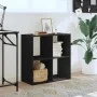 Engineered wood black shelf 68.5x32x68.5 cm by , Bookcases and shelves - Ref: Foro24-852826, Price: 48,78 €, Discount: %