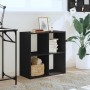 Estantería madera de ingeniería negro 68,5x32x68,5 cm de , Librerías y estanterías - Ref: Foro24-852826, Precio: 50,51 €