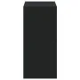 Engineered wood black shelf 68.5x32x68.5 cm by , Bookcases and shelves - Ref: Foro24-852826, Price: 48,78 €, Discount: %