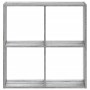 Engineered wood Sonoma gray shelf 68.5x32x68.5 cm by , Bookcases and shelves - Ref: Foro24-852830, Price: 52,99 €, Discount: %