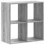Engineered wood Sonoma gray shelf 68.5x32x68.5 cm by , Bookcases and shelves - Ref: Foro24-852830, Price: 52,99 €, Discount: %