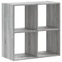 Engineered wood Sonoma gray shelf 68.5x32x68.5 cm by , Bookcases and shelves - Ref: Foro24-852830, Price: 52,33 €, Discount: %