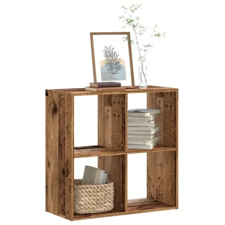 Aged wood engineering shelf, 68.5x32x68.5 cm by , Bookcases and shelves - Ref: Foro24-852832, Price: 61,81 €, Discount: %