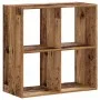 Aged wood engineering shelf, 68.5x32x68.5 cm by , Bookcases and shelves - Ref: Foro24-852832, Price: 61,81 €, Discount: %