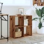 Regal aus Holzwerkstoff in verwitterter Farbe, 68,5x32x68,5 cm. von , Bücherregale und Regale - Ref: Foro24-852832, Preis: 63...