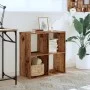 Regal aus Holzwerkstoff in verwitterter Farbe, 68,5x32x68,5 cm. von , Bücherregale und Regale - Ref: Foro24-852832, Preis: 61...