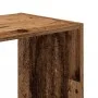 Regal aus Holzwerkstoff in verwitterter Farbe, 68,5x32x68,5 cm. von , Bücherregale und Regale - Ref: Foro24-852832, Preis: 61...