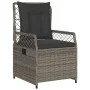 5-piece garden dining set with gray synthetic rattan cushions by , Garden sets - Ref: Foro24-3262914, Price: 490,04 €, Discou...