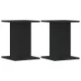 Speaker stands 2 units engineered wood black 30x30x40 cm by , Speaker stands - Ref: Foro24-852646, Price: 50,93 €, Discount: %