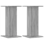 Soportes altavoces 2 uds madera gris Sonoma 30x30x60 cm de , Soportes para altavoces - Ref: Foro24-852659, Precio: 49,97 €, D...