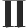 Speaker stands 2 units engineered wood black 30x30x95 cm by , Speaker stands - Ref: Foro24-852673, Price: 82,70 €, Discount: %