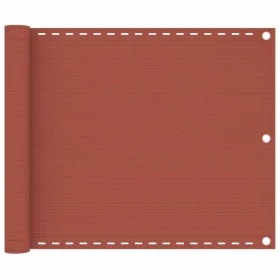 Terracotta HDPE balcony awning 75x500 cm by vidaXL, Umbrellas - Ref: Foro24-310946, Price: 21,82 €, Discount: %