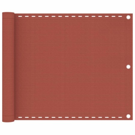 Terracotta HDPE balcony awning 75x500 cm by vidaXL, Umbrellas - Ref: Foro24-310946, Price: 21,95 €, Discount: %