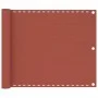 Terracotta HDPE balcony awning 75x500 cm by vidaXL, Umbrellas - Ref: Foro24-310946, Price: 21,95 €, Discount: %