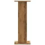 Lautsprecherständer 2 Stück Eichenholz Handwerkskunst 30x30x80 cm von , Lautsprecherständer - Ref: Foro24-852671, Preis: 82,0...